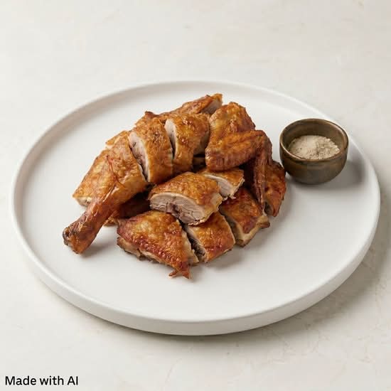 28. Deep-Fried Crispy Chicken 脆皮炸子雞